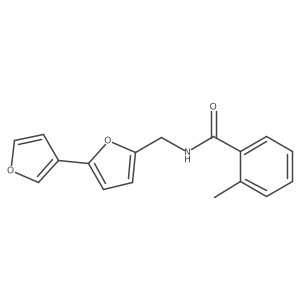 N-([2,3'-bifuran]-5-ylmethyl)-2-methylbenzamide结构式