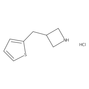 3-[(Thiophen-2-yl)methyl]azetidine hydrochloride结构式