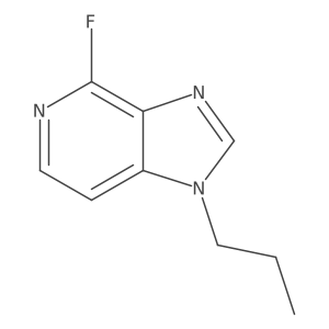 4-Fluoro-1-propyl-1H-imidazo[4,5-c]pyridine Structure
