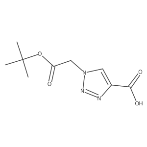 1-[2-(tert-butoxy)-2-oxoethyl]-1H-1,2,3-triazole-4-carboxylic acid Structure