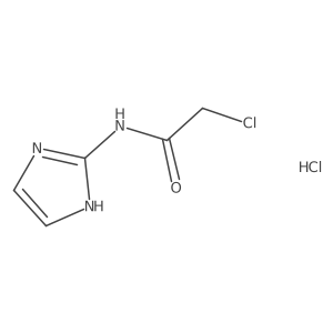 2-chloro-N-(1H-imidazol-2-yl)acetamide hydrochloride Structure