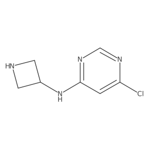 N-(azetidin-3-yl)-6-chloropyrimidin-4-amine结构式