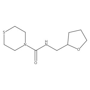 N-[(oxolan-2-yl)methyl]thiomorpholine-4-carboxamide Structure