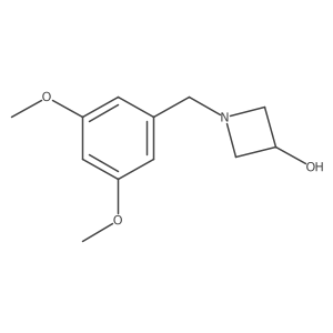 1-(3,5-Dimethoxybenzyl)azetidin-3-ol Structure