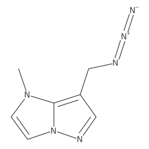 7-(azidomethyl)-1-methyl-imidazo[1,2-b]pyrazole Structure