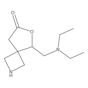 5-[(Diethylamino)methyl]-6-oxa-2-azaspiro[3.4]octan-7-one Structure