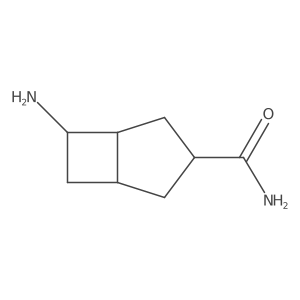 6-Aminobicyclo[3.2.0]heptane-3-carboxamide结构式