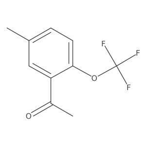 5'-Methyl-2'-(trifluoromethoxy)acetophenone结构式