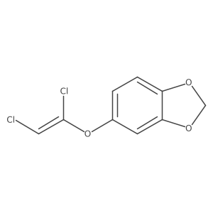 (E)-5-((1,2-Dichlorovinyl)oxy)benzo[D][1,3]dioxole结构式