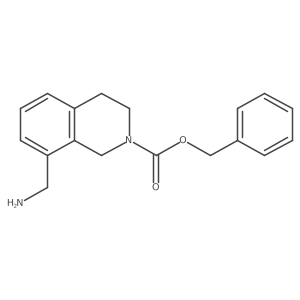 Benzyl 8-(aminomethyl)-1,2,3,4-tetrahydroisoquinoline-2-carboxylate Structure
