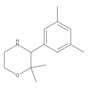 3-(3,5-Dimethylphenyl)-2,2-dimethylmorpholine Structure