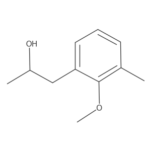 (2R)-1-(2-methoxy-3-methylphenyl)propan-2-ol结构式