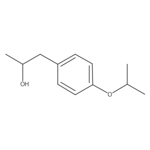 (2R)-1-[4-(propan-2-yloxy)phenyl]propan-2-ol结构式