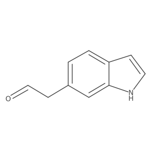 2-(1H-indol-6-yl)acetaldehyde结构式