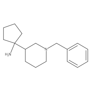1-(1-Benzylpiperidin-3-yl)cyclopentan-1-amine Structure