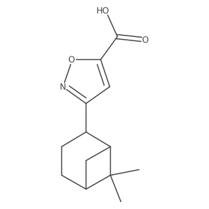 3-{6,6-Dimethylbicyclo[3.1.1]heptan-2-yl}-1,2-oxazole-5-carboxylic acid Structure