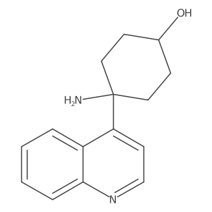 4-Amino-4-(quinolin-4-yl)cyclohexan-1-ol Structure