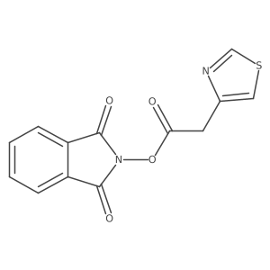 1,3-dioxo-2,3-dihydro-1H-isoindol-2-yl 2-(1,3-thiazol-4-yl)acetate Structure
