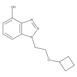 1-(2-cyclobutoxyethyl)-1H-1,2,3-benzotriazol-4-ol结构式