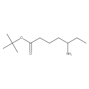 Tert-butyl 5-aminoheptanoate Structure