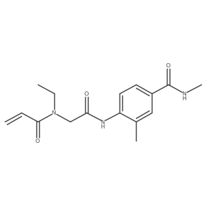 4-[[2-[Ethyl(prop-2-enoyl)amino]acetyl]amino]-N,3-dimethylbenzamide Structure