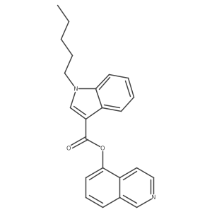 isoquinolin-5-yl1-pentyl-1H-indole-3-carboxylate Structure