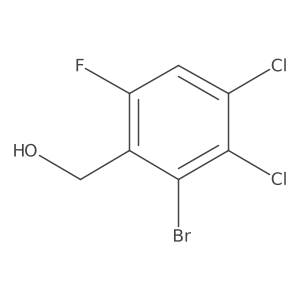 2-Bromo-3,4-dichloro-6-fluorobenzyl Alcohol Structure