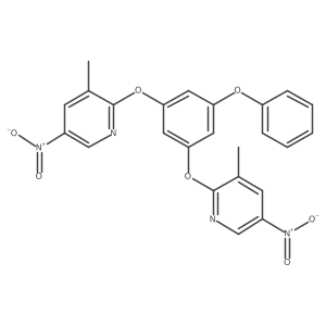 2,2'-((5-Phenoxy-1,3-phenylene)bis(oxy))bis(3-methyl-5-nitropyridine) Structure