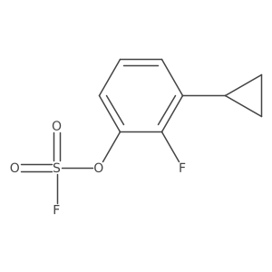 3-Cyclopropyl-2-fluorophenylfluoranesulfonate Structure