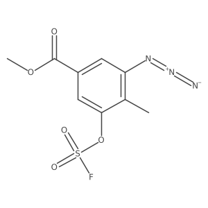 Methyl 3-azido-5-[(fluorosulfonyl)oxy]-4-methylbenzoate Structure