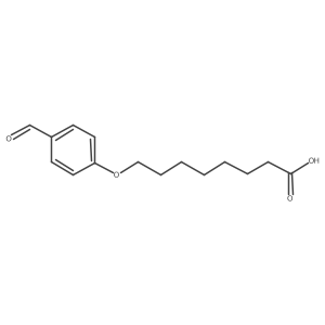 8-(4-Formylphenoxy)octanoic acid Structure