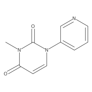 3-Methyl-1-(pyridin-3-yl)-1,2,3,4-tetrahydropyrimidine-2,4-dione Structure