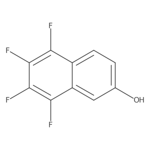 5,6,7,8-Tetrafluoronaphthalen-2-ol Structure