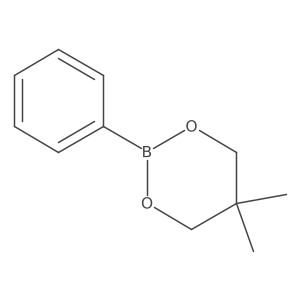 5,5-Dimethyl-2-(2,3,4,5,6-pentadeuteriophenyl)-1,3,2-dioxaborinane结构式