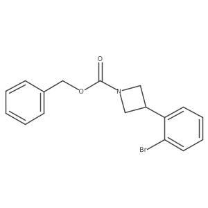 Benzyl 3-(2-bromophenyl)azetidine-1-carboxylate Structure