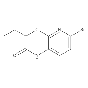 6-Bromo-3-ethyl-1H-pyrido[2,3-b][1,4]oxazin-2(3H)-one结构式