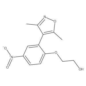 2-[2-(3,5-dimethyl-4-isoxazolyl)-4-nitrophenoxy]Ethanol结构式