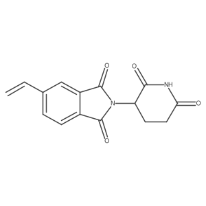 2-(2,6-Dioxo-3-piperidyl)-5-vinyl-isoindoline-1,3-dione Structure