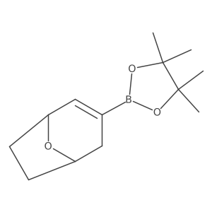 (1R,5S)-8-Oxabicyclo[3.2.1]oct-3-EN-3-ylboronic acid pinacol ester Structure