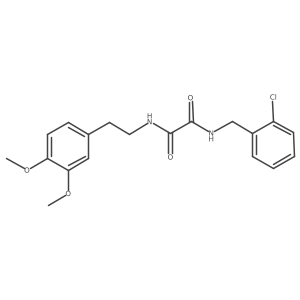 N1-(2-chlorobenzyl)-N2-(3,4-dimethoxyphenethyl)oxalamide Structure