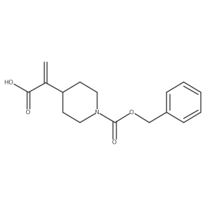 4-(1-Carboxy-vinyl)-piperidine-1-carboxylic acid benzyl ester Structure