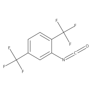 2,5-Bis(trifluoromethyl)phenyl isocyanate结构式