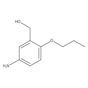 3-Hydroxymethyl-4-propyloxyaniline Structure