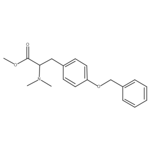 N,N-Dimethyl-O-(phenylmethyl)-D-tyrosine methyl ester结构式