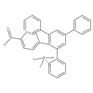 1-(4-Nitrophenyl)-2,4,6-triphenylpyridinium tetrafluoroborate结构式