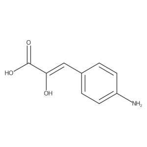 3-(4-Aminophenyl)-2-hydroxyacrylicacid结构式