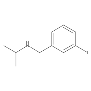 [(3-Iodophenyl)methyl](propan-2-yl)amine Structure