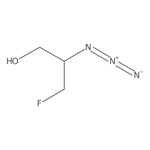 2-Azido-3-fluoropropan-1-ol Structure