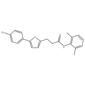 3-(5-(4-Bromophenyl)-2-furyl)-N-(2,6-dimethylphenyl)propanamide结构式