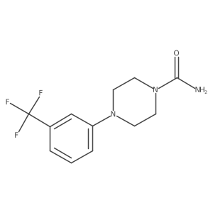 4-[3-(Trifluoromethyl)phenyl]piperazine-1-carboxamide Structure